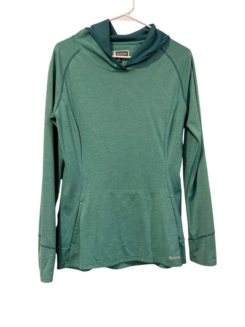 Simms Women's Teal Green Performance shirt size M